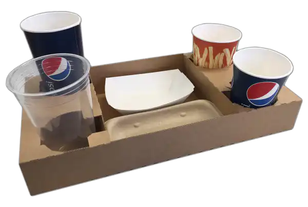 stadium food packaging